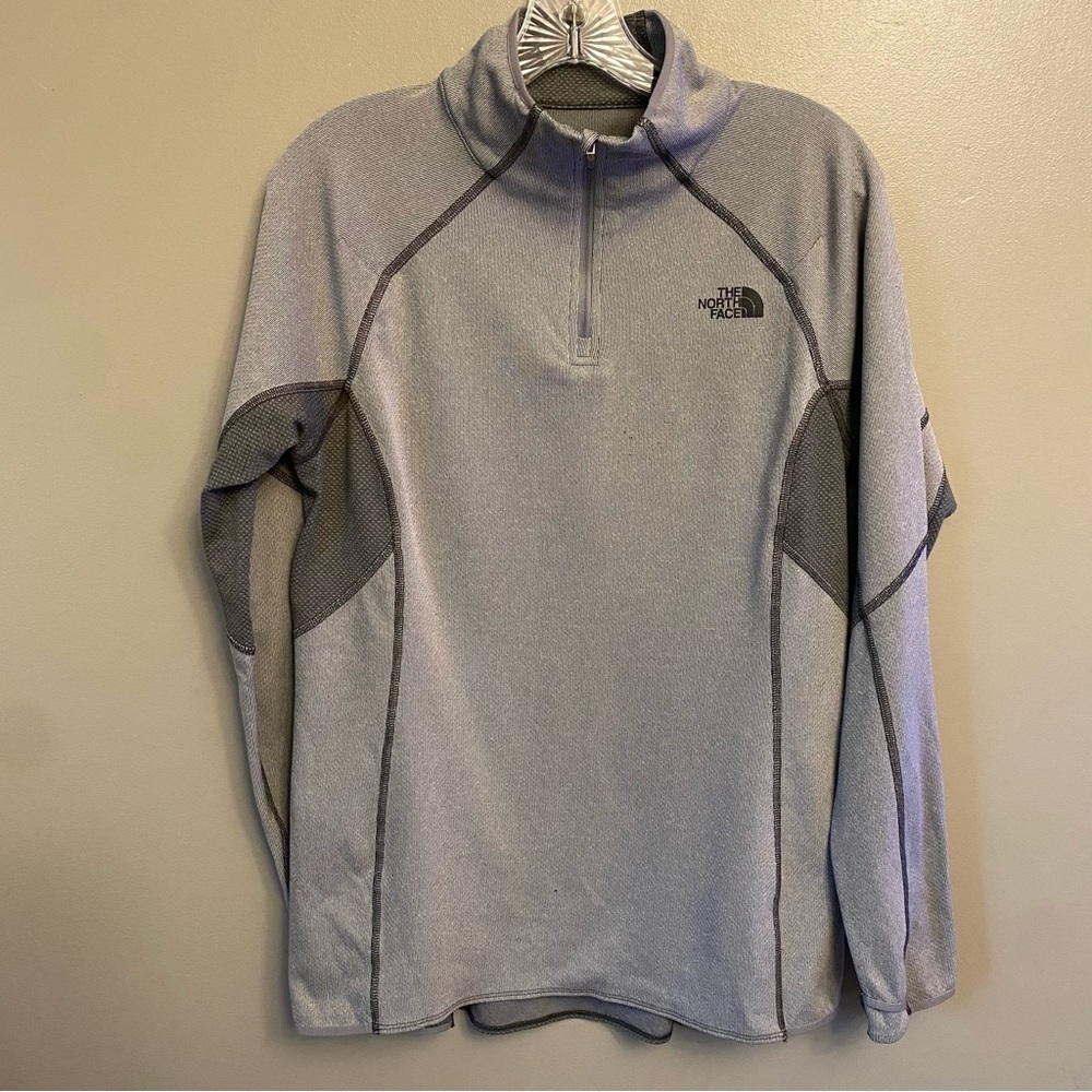 The North Face womens sz 1/4 Zip Mock Neck Pullover